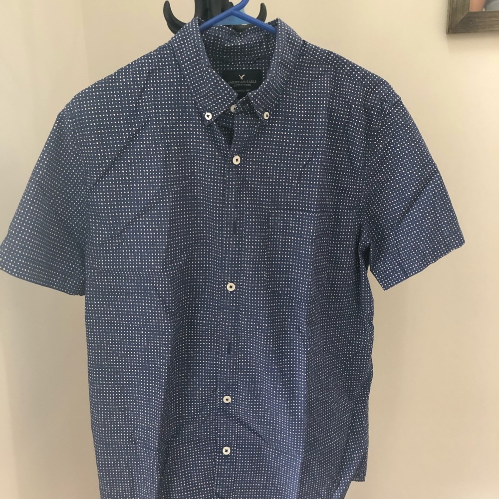 American Eagle Short Sleeve Button Up Shirt